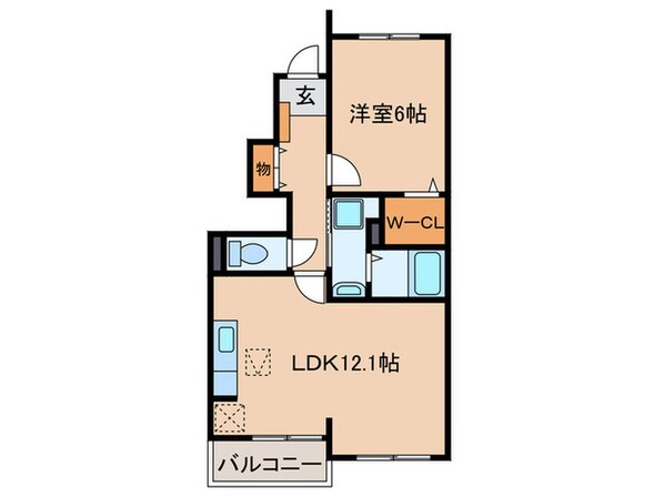 プルメリアＹの物件間取画像